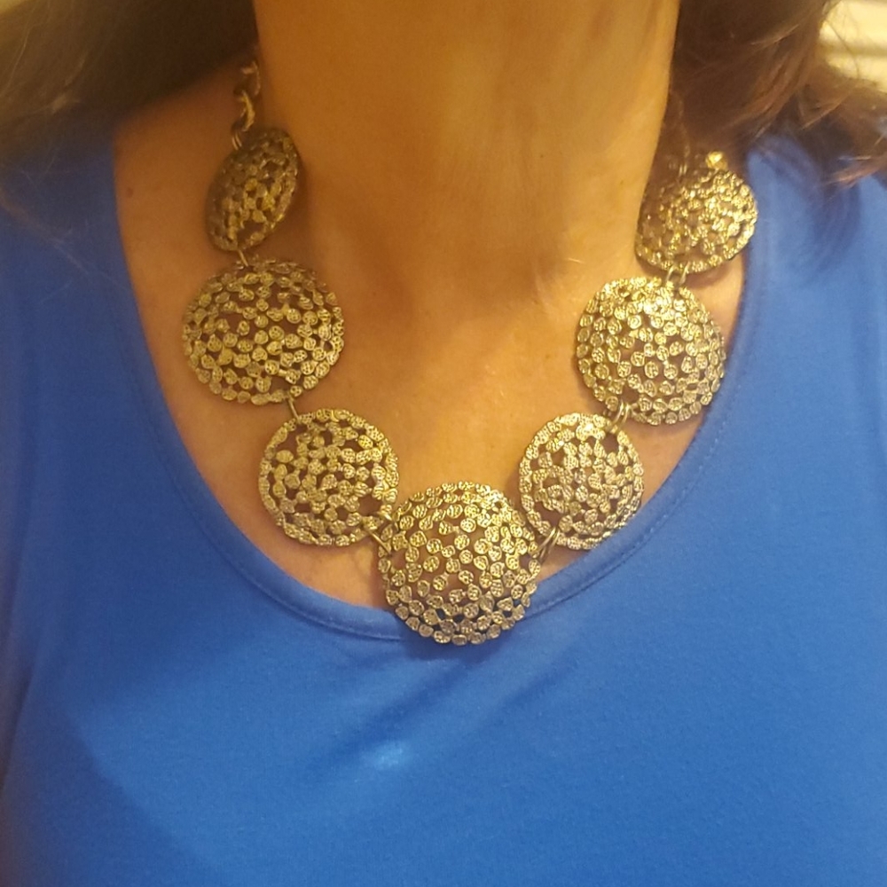 Gold Statement Necklace